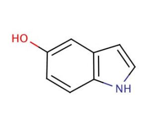 5-Hydroxyindole (CAS 1953-54-4) - chemical structure image