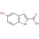 5-Hydroxyindole-2-carboxylic acid (CAS 21598-06-1) - chemical structure image