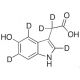 5-Hydroxyindole-3-acetic acid-D5 (CAS 1219802-93-3) - chemical structure image