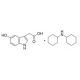 5-Hydroxyindole-3-acetic acid (dicyclohexylammonium) salt (CAS 66866-39-5) - chemical structure image