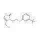 5-(Hydroxymethyl)-1-{2-[3-(trifluoromethyl)phenoxy]ethyl}-1H-imidazole-2-thiol - chemical structure image