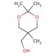 5-Hydroxymethyl-2,2,5-trimethyl-1,3-dioxane (CAS 3663-46-5) - chemical structure image
