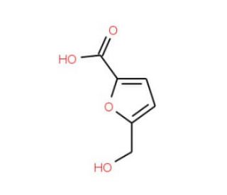 5-Hydroxymethyl-2-furancarboxylic Acid (CAS 6338-41-6) - chemical structure image