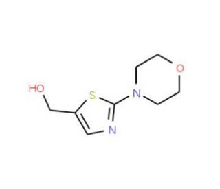 5-(Hydroxymethyl)-2-morpholin-4-yl-1,3-thiazole (CAS 921938-89-8) - chemical structure image