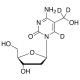 5-(Hydroxymethyl)-2′-deoxycytidine-d3 (CAS 7226-77-9 (unlabeled)) - chemical structure image