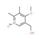 5-Hydroxymethyl-4-methoxy-2,3-dimethylpyridine N-oxide - chemical structure image