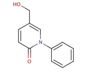 5-Hydroxymethyl-N-phenyl-2-1H-pyridone (CAS 887406-49-7) - chemical structure image