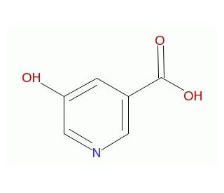 5-Hydroxypyridine-3-carboxylic acid (CAS 27828-71-3) - chemical structure image