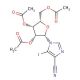 5-Iodo-1-(2′,3′,5′-tri-O-acetyl-β-D-ribofuranosyl)-imidazo-4-carbonitrile - chemical structure image