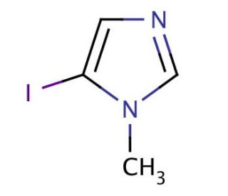 5-Iodo-1-methylimidazole (CAS 71759-88-1) - chemical structure image