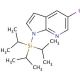 5-Iodo-1-triisopropylsilanyl-1H-pyrrolo-[2,3-b]pyridine (CAS 913983-21-8) - chemical structure image