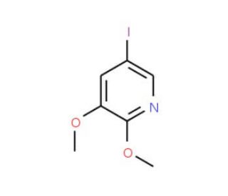 5-Iodo-2,3-dimethoxypyridine (CAS 1138444-04-8) - chemical structure image