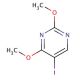 5-Iodo-2,4-dimethoxypyrimidine (CAS 52522-99-3) - chemical structure image