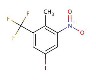 5-Iodo-2-nitrobenzotrifluoride - chemical structure image