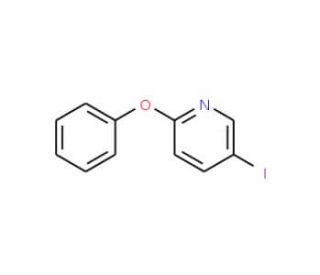5-Iodo-2-phenoxypyridine (CAS 352018-92-9) - chemical structure image