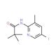 5-Iodo-3-methyl-2-(2,2,2-trimethylacetamido)pyridine (CAS 677327-29-6) - chemical structure image