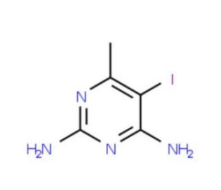 5-Iodo-6-methyl-2,4-pyrimidinediamine - chemical structure image