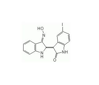 5-Iodo-Indirubin-3&prime;-monoxime - chemical structure image
