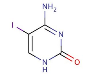 5-Iodocytosine (CAS 1122-44-7) - chemical structure image