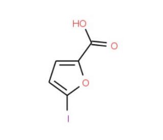 5-Iodofuran-2-carboxylic acid (CAS 18614-11-4) - chemical structure image
