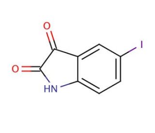 5-Iodoisatin (CAS 20780-76-1) - chemical structure image
