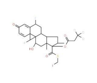 5-Iodomethyl 6&alpha;,9&alpha;-Difluoro-11&beta;-hydroxy-16&alpha;-methyl-3-oxo-17&alpha;-(3,3,3-d3-propionyloxy)-androsta-1,4-diene-17&beta;-carbothioate - ch