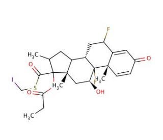 5-Iodomethyl 6&alpha;,9&alpha;-Difluoro-11&beta;-hydroxy-16&alpha;-methyl-3-oxo-17&alpha;-(propionyloxy)-androsta-1,4-diene-17&beta;-carbothioate (CAS 80474-67