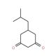5-Isobutylcyclohexane-1,3-dione (CAS 57641-95-9) - chemical structure image