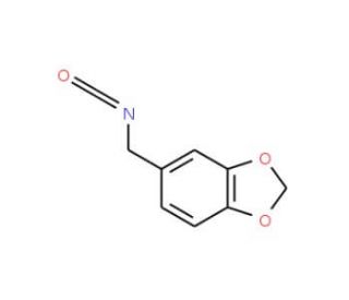 5-(Isocyanatomethyl)-1,3-benzodioxole (CAS 71217-46-4) - chemical structure image