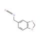 5-(Isocyanatomethyl)-1,3-benzodioxole (CAS 71217-46-4) - chemical structure image