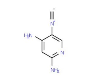 5-Isocyano-pyridine-2,4-diamine - chemical structure image