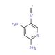 5-Isocyano-pyridine-2,4-diamine - chemical structure image