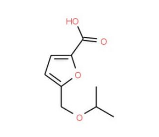 5-Isopropoxymethyl-furan-2-carboxylic acid - chemical structure image