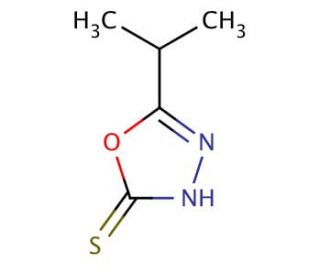 5-isopropyl-1,3,4-oxadiazole-2-thiol - chemical structure image