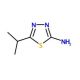 5-isopropyl-1,3,4-thiadiazol-2-amine (CAS 27115-74-8) - chemical structure image