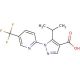 5-isopropyl-1-[5-(trifluoromethyl)pyridin-2-yl]-1H-pyrazole-4-carboxylic acid - chemical structure image
