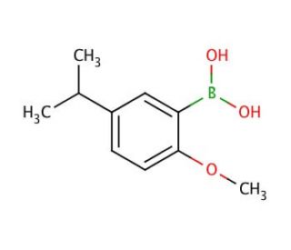 5-Isopropyl-2-methoxyphenylboronic acid (CAS 216393-63-4) - chemical structure image