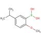 5-Isopropyl-2-methoxyphenylboronic acid (CAS 216393-63-4) - chemical structure image