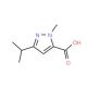 5-Isopropyl-2-methyl-2H-pyrazole-3-carboxylic acid (CAS 78208-73-8) - chemical structure image