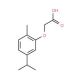 (5-isopropyl-2-methylphenoxy)acetic acid (CAS 19728-20-2) - chemical structure image