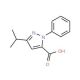 5-Isopropyl-2-phenyl-2H-pyrazole-3-carboxylic acid (CAS 299165-57-4) - chemical structure image