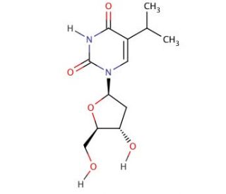 5-Isopropyl-2&prime;-deoxyuridine - chemical structure image