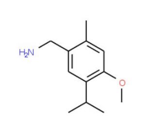 5-Isopropyl-4-methoxy-2-methyl-benzylamine - chemical structure image