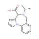 5-Isopropyl-5,6-dihydro-4H-pyrrolo[1,2-a]-[1,4]benzodiazepine-4-carboxylic acid (CAS 849924-95-4) - chemical structure image