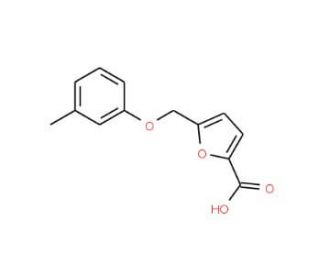 5-m-Tolyloxymethyl-furan-2-carboxylic acid - chemical structure image