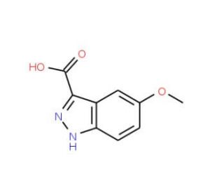 5-Methoxy-1H-indazole-3-carboxylic acid (CAS 90417-53-1) - chemical structure image