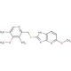 5-methoxy-2-[[(4-methoxy-3,5-dimethyl-2-pyridinyl)methyl]thio]-1H-imidazo[4,5b]pyridine (CAS 113713-24-9) - chemical structur