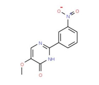 5-Methoxy-2-(3-nitrophenyl)-4-pyrimidinol - chemical structure image