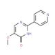 5-Methoxy-2-(4-pyridinyl)-4-pyrimidinol - chemical structure image