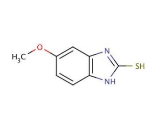 5-Methoxy-2-benzimidazolethiol (CAS 37052-78-1) - chemical structure image
